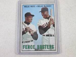 lot 1 image: 1967 Topps Willie Mays - Willie McC...