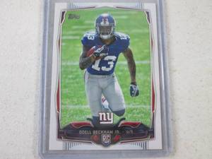 lot 8 image: 2014 Topps Odell Beckham JR Rookie ...
