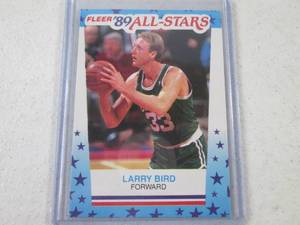 lot 12 image: 1989-90 Fleer Larry Bird All Star S...