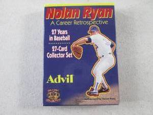 lot 16 image: Nolan Ryan Advil Collector Set...
