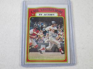 lot 23 image: 1972 Topps Carl Yastrzemski Card...