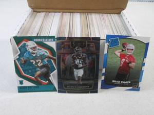 lot 27 image: Box of Football Rookie Cards...