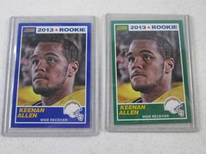 lot 39 image: 2 2013 Score Keenan Allen Rookie Ca...