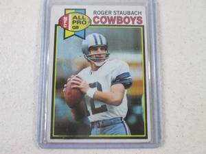 lot 41 image: 1979 Topps Roger Staubach Card...