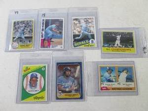 lot 48 image: 1981 -1985 Topps & Fleer George Bre...