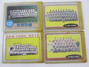 lot 54 image: 4 1960S Topps Team Cards...