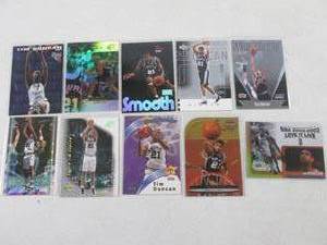 lot 68 image: Tim Duncan Cards...