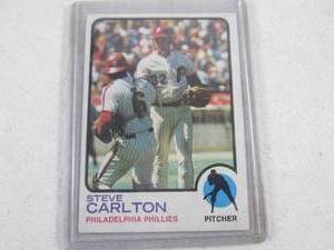 lot 69 image: 1973 Topps Steve Carlton Card...