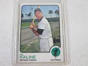 lot 73 image: 1973 Topps Al Kaline Card...