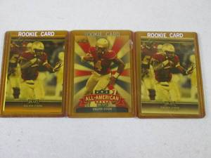 lot 79 image: 3 2017 Leaf Dalvin Cook Rookie Card...
