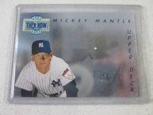lot 90 image: 1993 Upper Deck Mickey Mantle Then ...