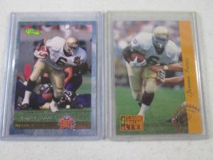 lot 93 image: 2 1993 Classic Jerome Bettis Rookie...