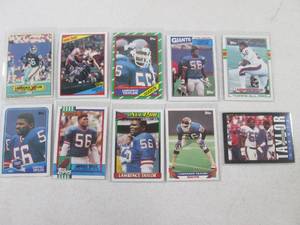 lot 118 image: 1983 - 1993 Topps Lawrence Taylor C...