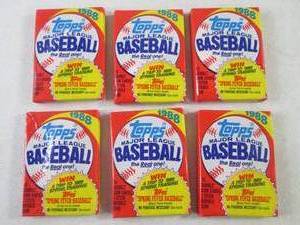 lot 122 image: 1988 Topps Baseball Packs...