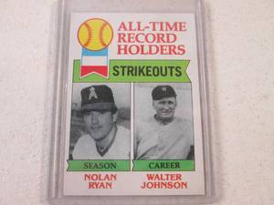 lot 126 image: 1979 Topps Nolan Ryan Card...