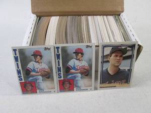 lot 132 image: Box Of Minnesota Twins Cards...