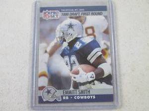 lot 155 image: 1990 Emmitt Smith Action Packed Roo...
