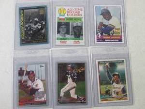 lot 159 image: Hank Aaron Cards...