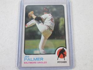 lot 163 image: 1973 Topps Jim Palmer Card...
