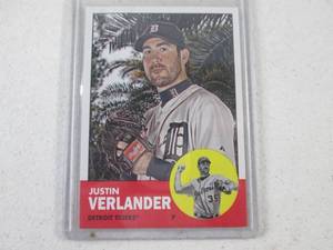 lot 182 image: 2012 Topps Heritage Justin Verlande...