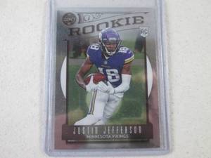lot 187 image: 2020 Legacy Justin Jefferson Rookie...