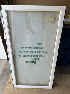 New 24x48 Casement Sash (White Clad), Vent Left, Insulated Glass