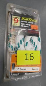 lot 16 image: 12 gauge shotgun bore snake