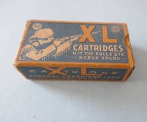 lot 18 image: Box of 50 XL 22 short rifle shells