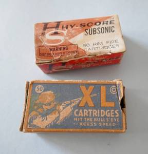 lot 19 image: Box of 15 XL 22 shells and a full box of short HyScore