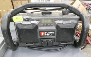 lot 131 image: Porter Cable construction job radio with outlets