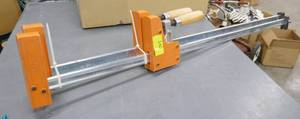 lot 140 image: Two Jorgenson Cabinet Master 36 inch pipe clamps