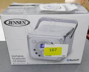 lot 167 image: Jensen bluetooth cd player and radio