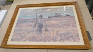 lot 185 image: 2 Harvey Dunn framed vintage prints