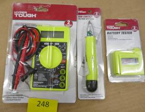 lot 248 image: Electrical test kit