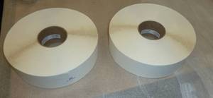 lot 257 image: 2 Cases of Labels, each case has 5 rolls of labels 2.5x1.6 inch, also includes printer ribbon