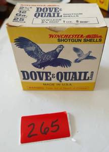lot 273 image: Vintage Winchester 12 gauge shotgun shells - full box