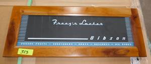 lot 313 image: Very Neat framed Glass front from a vintage Gibson freezer