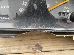 lot 58 image: 1979 Mercury Cougar Odometer Cluster