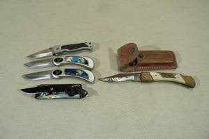 lot 82 image: Assorted Pocket Knives