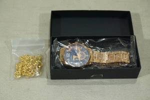 lot 85 image: Deyros Mens Triple Dial Chronograph Wrist Watch