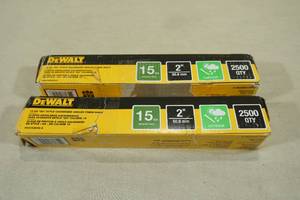 lot 108 image: DeWalt 15GA 2 Finish Nails