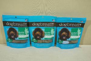 lot 115 image: 3 Packs Dog Breath Dental Chews