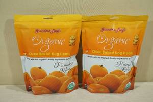 lot 116 image: 2 Grandma Lucys Organic Dog Treats -Pumpkin Recipe