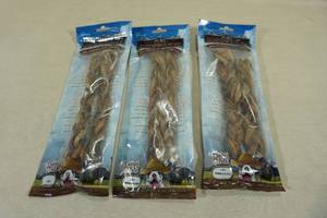 lot 119 image: 3 Packs Loving Pets Braided Bully Sticks