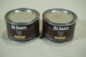 lot 124 image: 2 Pints Old Masters Gel Stain -Fruitwood