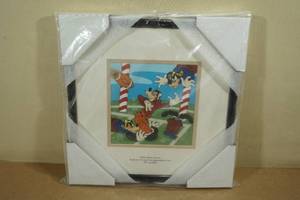 lot 160 image: Disney How To Play Football Framed Animation Cel