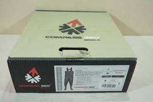 lot 208 image: Compass 360 Windward Bootfoot Waters -Size 8