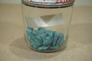 lot 259 image: Jar of Malachite Stones