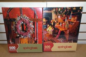lot 331 image: 2- 500 Piece Springbok Puzzles