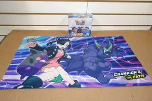 lot 336 image: Pokemon Trading Cards with Game Mat - Cards Believed to be Fake